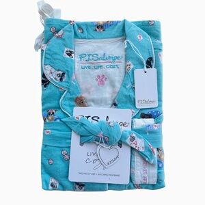 PJ Salvage Women’s 3-Piece Flannel PJ Set 💙 Size S, NWT